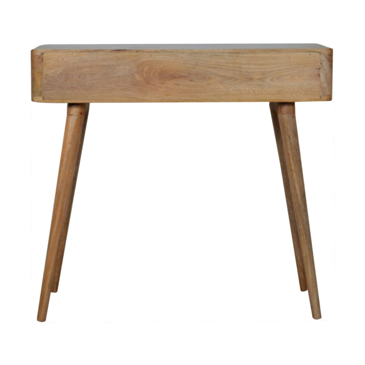 Leaf Embossed Resin Solid Wood Writing Desk