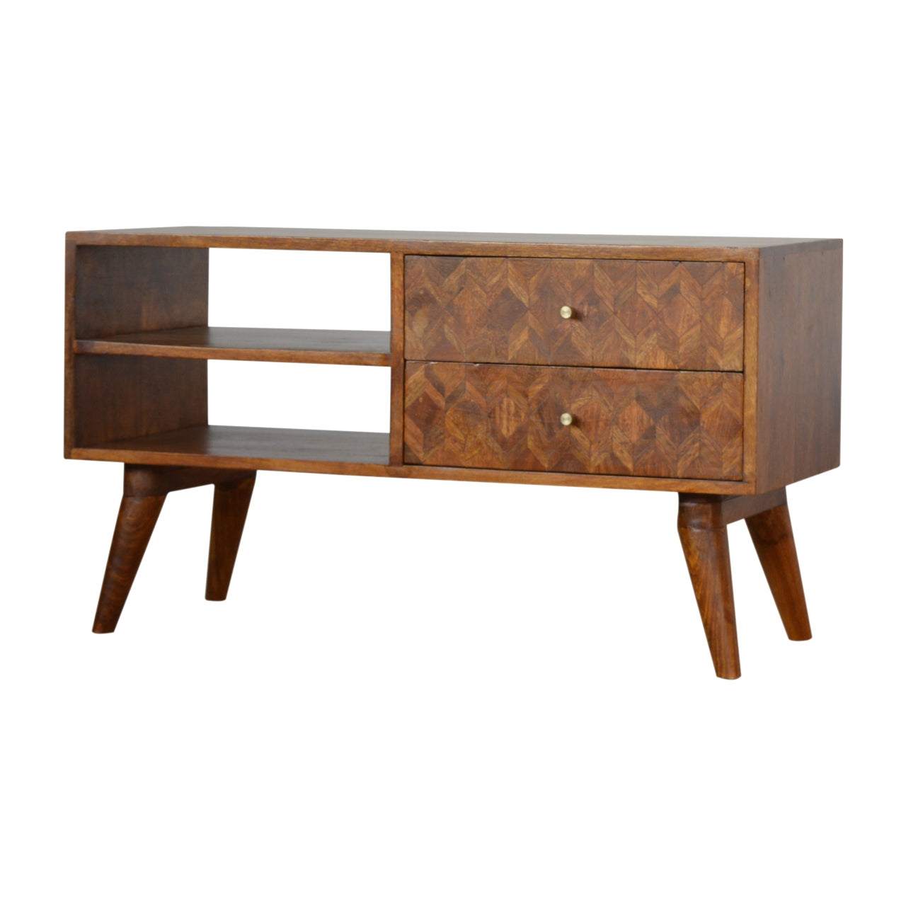 Assorted Chestnut Media Unit