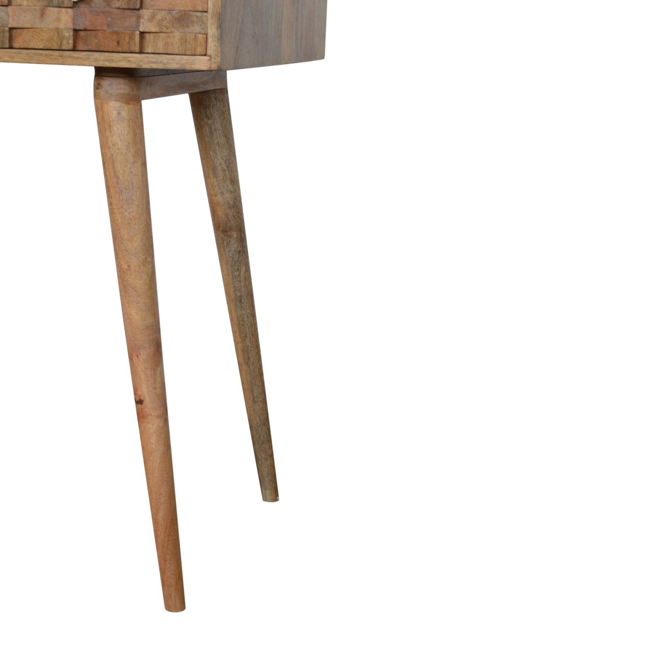 Tile Carved Writing Desk with Open Slot