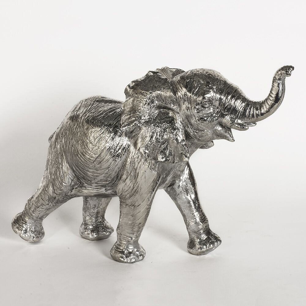 Silver Elephant Figurine
