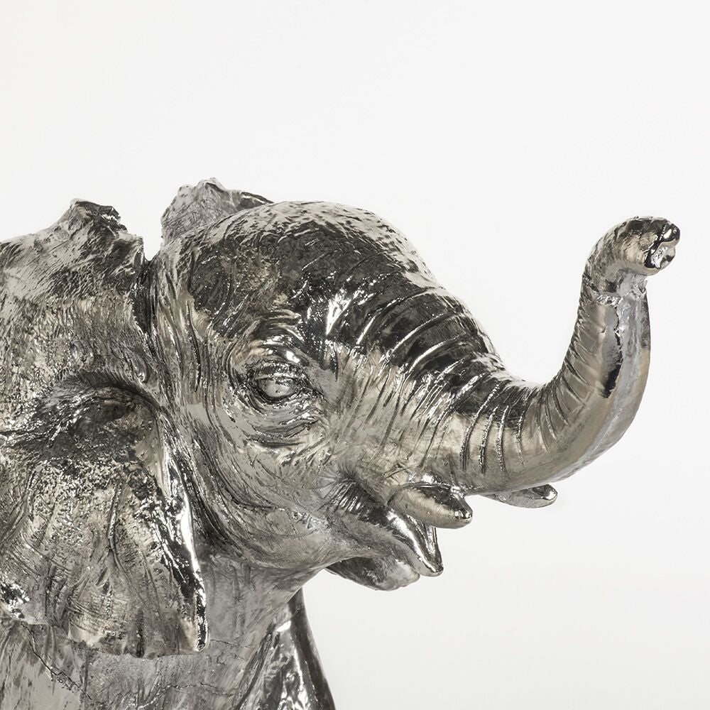 Silver Elephant Figurine
